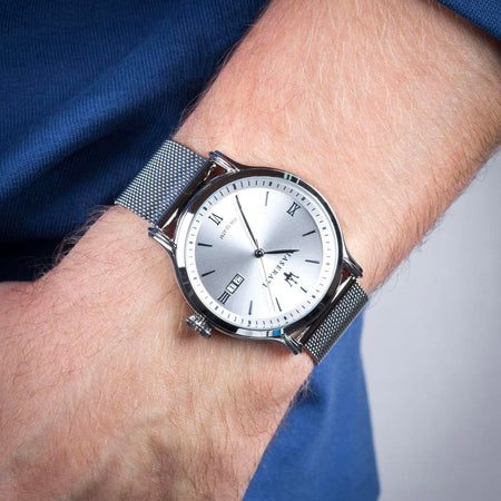 Orologio MASERATI uomo Epoca datario acciaio / silver