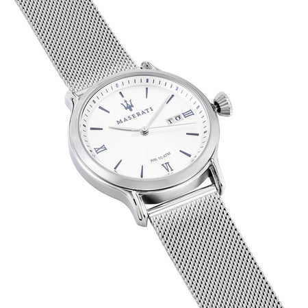 Orologio MASERATI uomo Epoca datario acciaio / silver