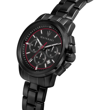 Orologio MASERATI uomo Successo cronografo acciaio nero
