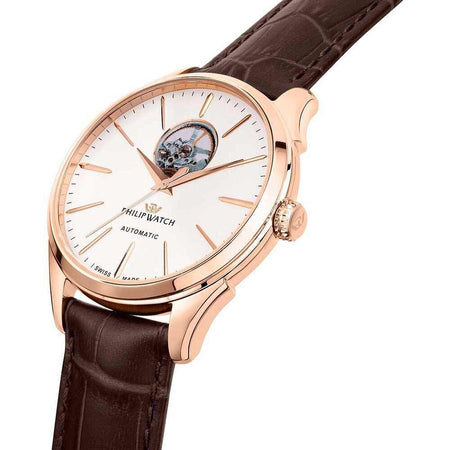 Orologio PHILIP WATCH uomo Roma Automatico pelle marrone