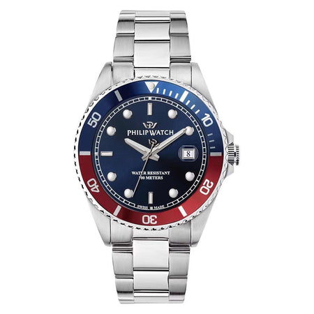 Orologio PHILIP WATCH uomo Caribe datario acciaio blu / rosso