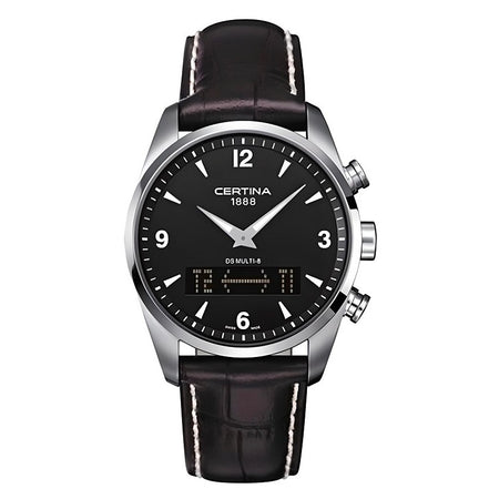 Orologio CERTINA uomo Mod. DS MULTI-8 pelle marrone / nero