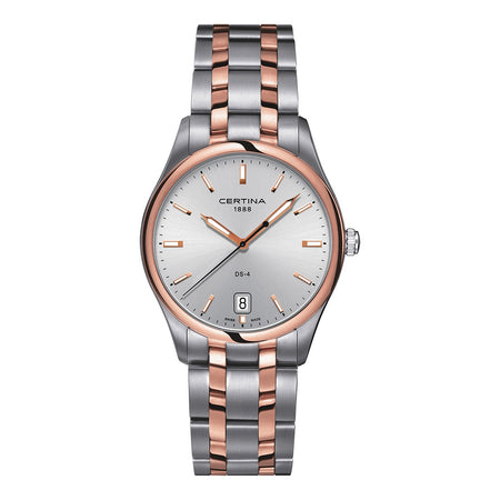 Orologio CERTINA uomo Mod. DS 4 datario acciaio / oro rosa