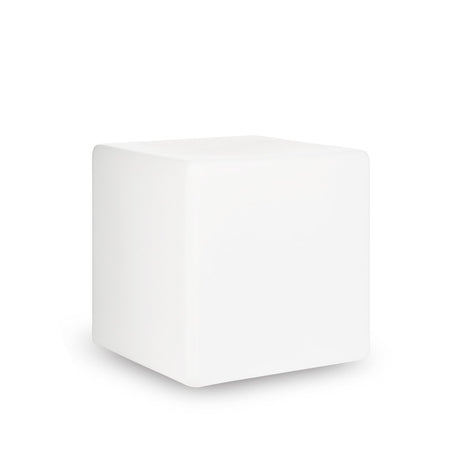 Piantana Moderna Luna Alluminio Bianco 1 Luce E27 D50Cm
