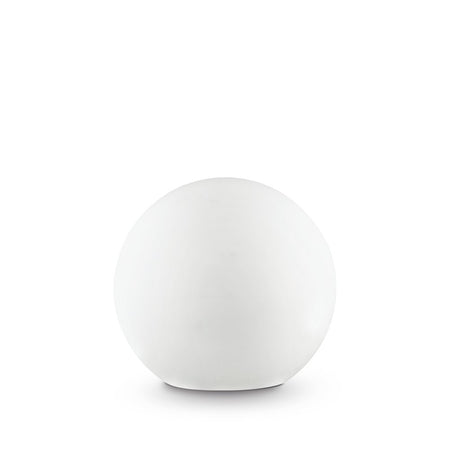 Piantana Moderna Sole Materie Plastiche Bianco 1 Luce E27 D40Cm