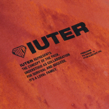 IUTER Felpa Leggera Cappuccio Uomo Disaster Hoodie Pink Tie Dye da uomo