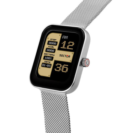Smartwatch SECTOR S-03 digitale multi funzione acciaio mesh