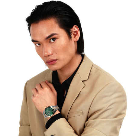 Orologio MASERATI uomo Attrazione datario bicolore / verde - Limited Ed.