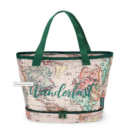 Borsa Porta Pranzo- TEMA TRAVEL-LEGAMI