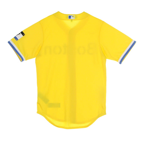 NIKE MLB Casacca Baseball Uomo Mlb Official Replica Jersey City Connect Bosred Yellow da uomo