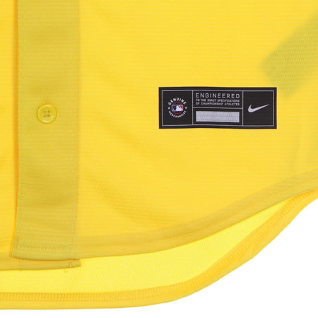 NIKE MLB Casacca Baseball Uomo Mlb Official Replica Jersey City Connect Bosred Yellow da uomo