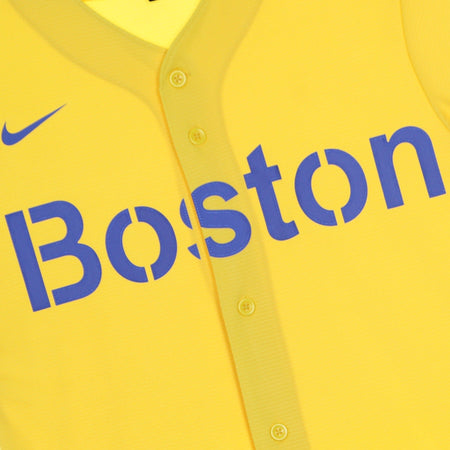 NIKE MLB Casacca Baseball Uomo Mlb Official Replica Jersey City Connect Bosred Yellow da uomo