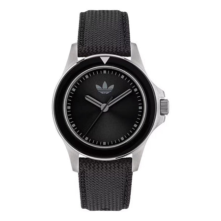 Orologio ADIDAS uomo EXPRESSION ONE pelle nero / acciaio