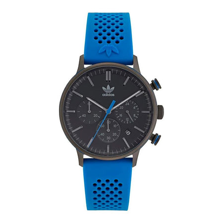 Orologio ADIDAS unisex CODE ONE crono gomma blu / nero