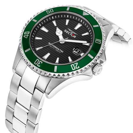 Orologio SECTOR uomo 230 Automatico datario acciaio / verde