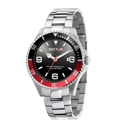 Orologio SECTOR uomo 230 datario acciaio rosso / nero