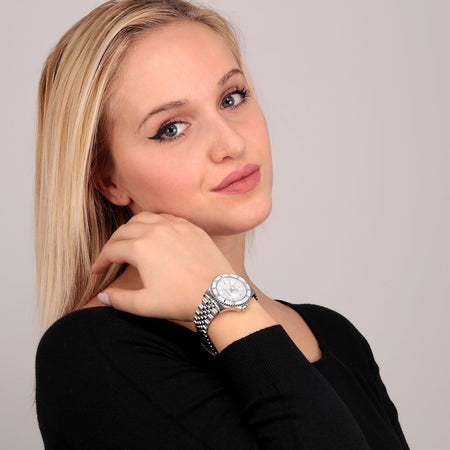 Orologio SECTOR donna 230 tempo acciaio / bianco