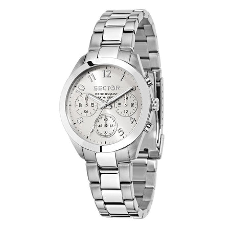Orologio SECTOR donna 120 multi funzione acciaio / bianco