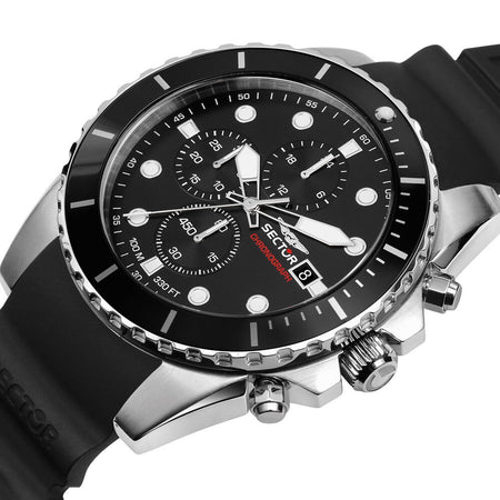 Orologio SECTOR uomo 450 cronografo gomma nero