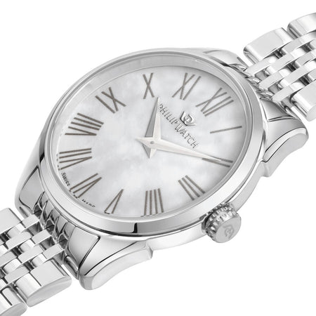Orologio PHILIP WATCH donna Roma acciaio / bianco