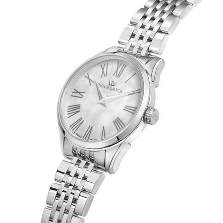 Orologio PHILIP WATCH donna Roma acciaio / bianco