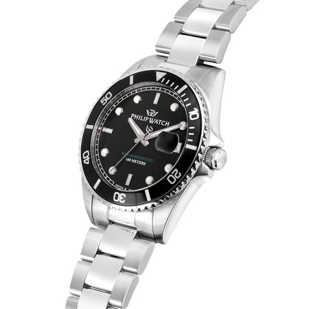 Orologio PHILIP WATCH uomo Caribe data acciaio / nero