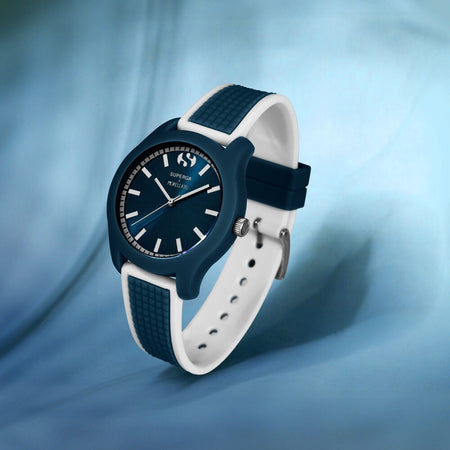 Orologio MORELLATO uomo Superga gomma blu / bianco