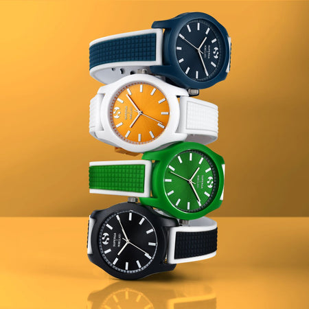 Orologio MORELLATO uomo Superga gomma bianco / arancione