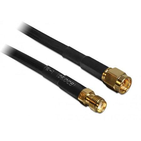 Cavo Antenna SMA M/F a Basse Perdite 10m Nero