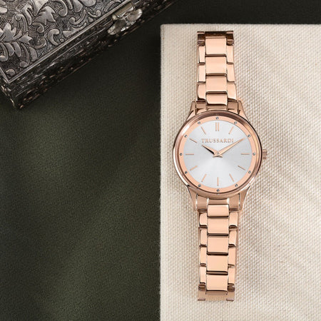 Orologio TRUSSARDI donna T-star oro rosa / bianco