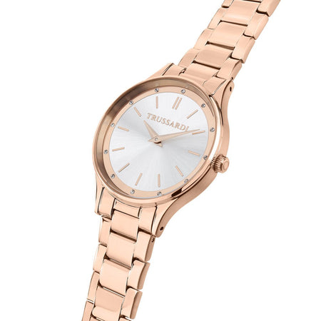 Orologio TRUSSARDI donna T-star oro rosa / bianco