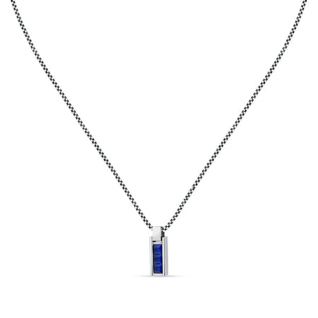 Pendente MORELLATO uomo Motown acciaio / pietre blu