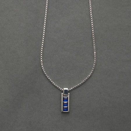 Pendente MORELLATO uomo Motown acciaio / pietre blu