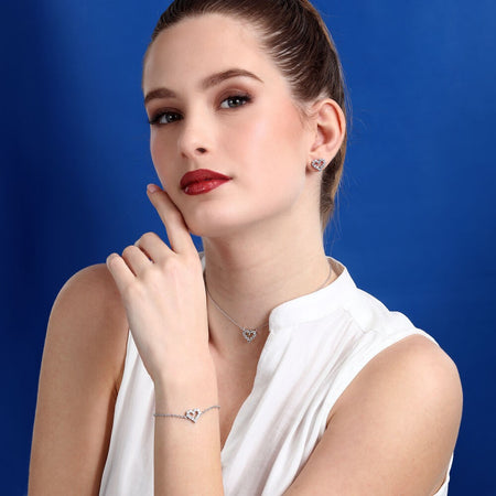 Orecchini MORELLATO donna Tesori argento 925 - cuori bianchi