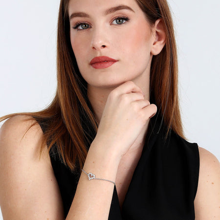 Bracciale MORELLATO donna Tesori argento 925 - cuore bianco