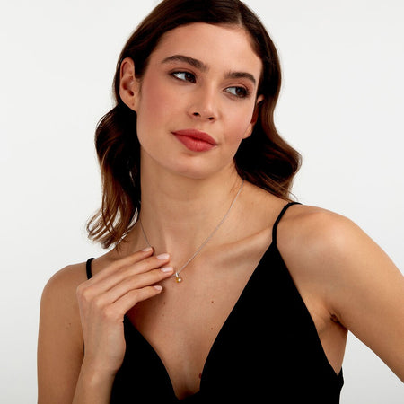 Pendente MORELLATO donna Tesori arg. 925 - pietra gialla