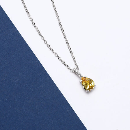 Pendente MORELLATO donna Tesori arg. 925 - pietra gialla