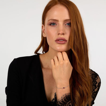 Bracciale MORELLATO donna Tesori arg. 925 - pietra rossa