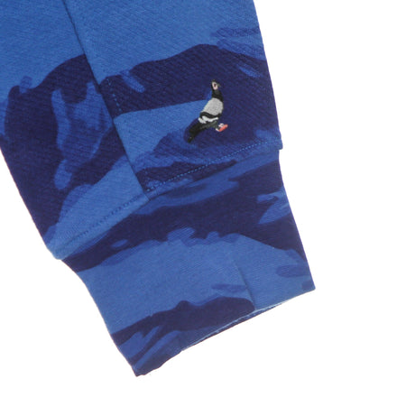 STAPLE Felpa Leggera Cappuccio Uomo Popover Hoodie Blue da uomo