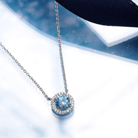 Pendente MORELLATO donna Tesori arg. 925 - pietra azzurra