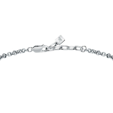 Bracciale MORELLATO uomo Tennis argento 925 / pietre nere