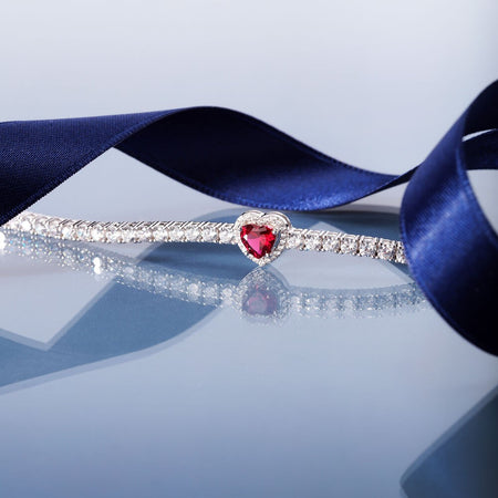 Bracciale MORELLATO donna Tesori arg. 925 - cuore rosso