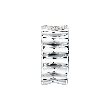 Anello MORELLATO donna Essenza argento 925 / cristalli bianchi