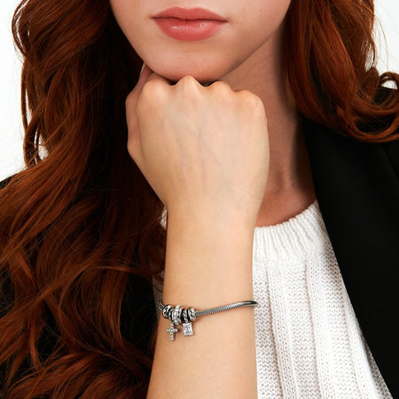 Bracciale MORELLATO donna Drops snake / croce / punto luce
