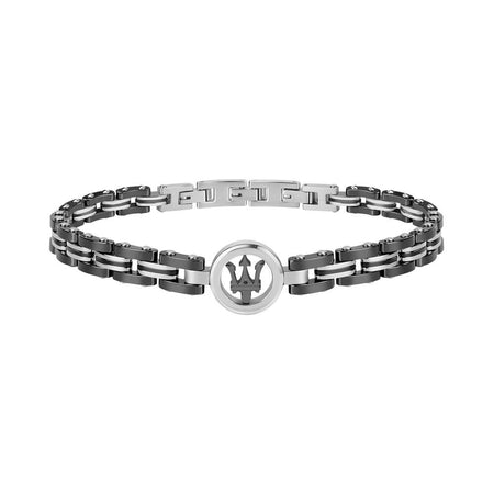 Bracciale MASERATI uomo Ceramic nero / acciaio