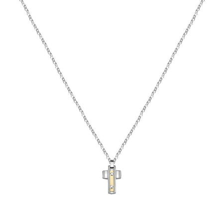 Pendente MORELLATO uomo Gold acciaio e oro 18k