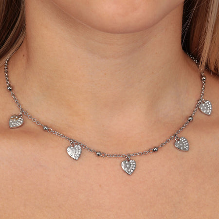Collana MORELLATO donna Passioni acciaio e cristalli