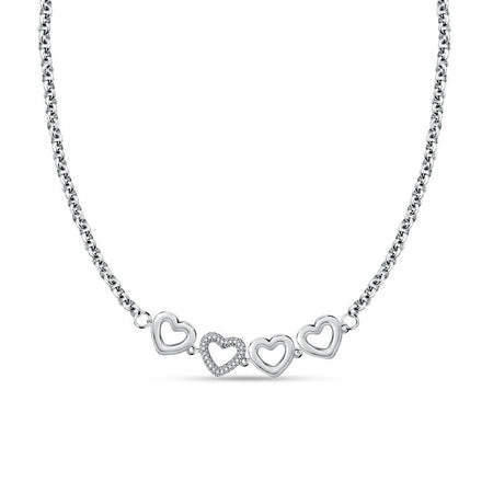 Collana MORELLATO donna Bagliori cuori acciaio
