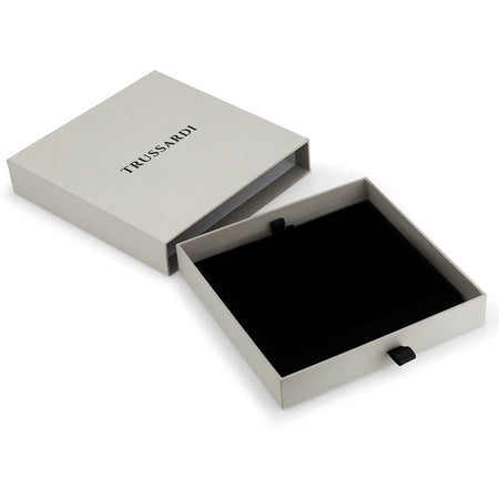 Orecchini TRUSSARDI donna T-Logo cerchi acciaio