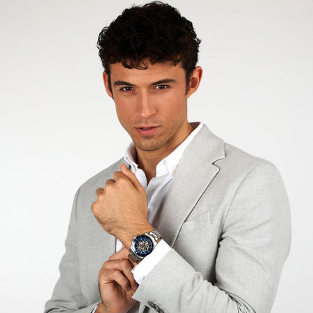 Orologio SECTOR uomo 450 Automatico acciaio / blu